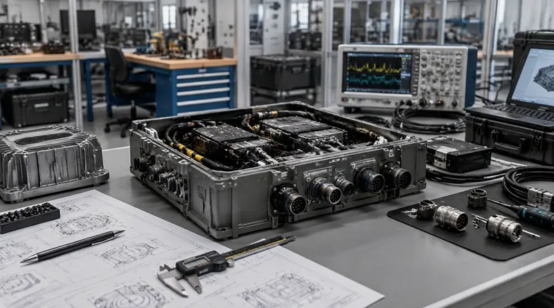 Integración y validación de una unidad electrónica ruggerizada en un laboratorio de ingeniería.